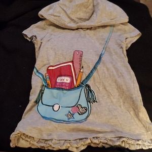 Girls Size 6 Faded Glory Hoodie Shirt